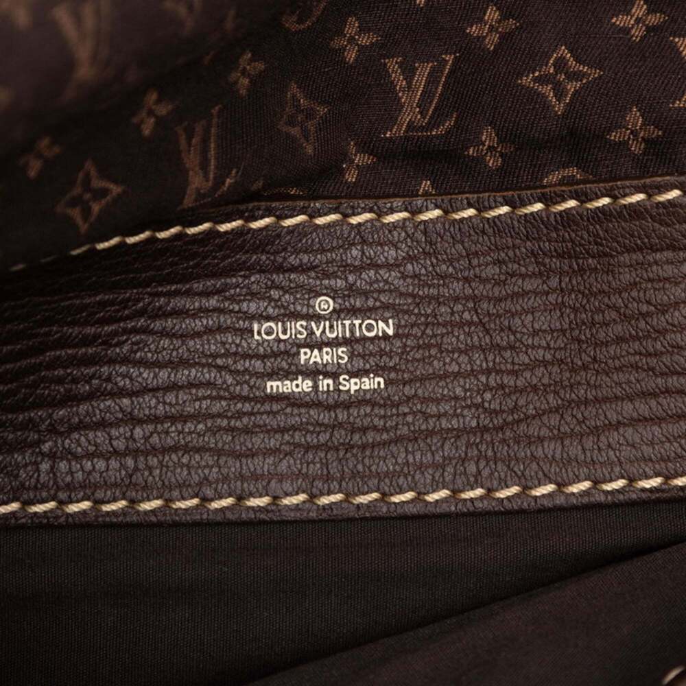 LOUIS VUITTON Authentic Brown Monogram Leather Shoulder Bag - Picture 5 of 6